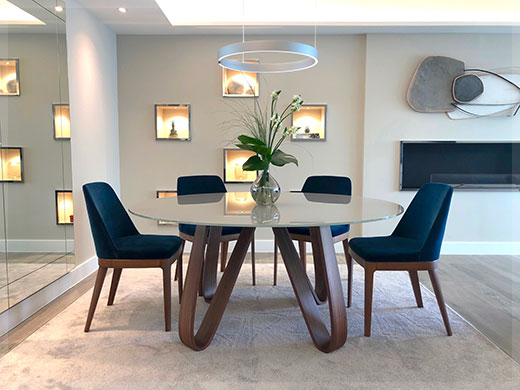 Proyecto Estudio Interiorismo Madrid - Salón comedor